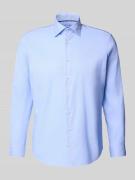 Christian Berg Men Regular Fit Business-Hemd mit Kentkragen in Bleu, G...