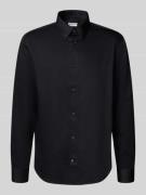 Jake*s Regular Fit Business-Hemd mit Kentkragen in Black, Größe 39/40