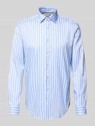 Jake*s Slim Fit Business-Hemd mit Kentkragen in Bleu, Größe 37/38