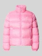 adidas Originals Steppjacke mit Label-Stitching in Rosa, Größe M