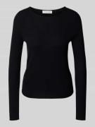 Christian Berg Woman Strickpullover aus reinem Kaschmir in Black, Größ...