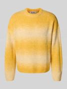 REVIEW Regular Fit Strickpullover mit Woll-Anteil in Senf, Größe S