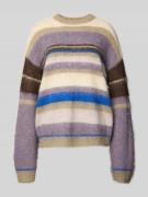 Jake*s Collection Loose Fit Strickpullover mit Woll-Anteil in Beige, G...