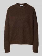 Jake*s Collection Relaxed Fit Strickpullover Mit Woll-Anteil in Dunkel...