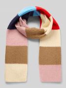 ICHI Schal in Strick-Optik Modell 'IAMATIKI' in Bleu, Größe 1