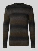 Christian Berg Men Strickpullover mit Rundhalsausschnitt in Anthrazit,...