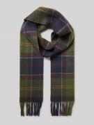Barbour Schal aus Lammwoll-Kaschmir-Mix in Oliv, Größe 1