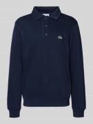 Lacoste Regular Fit Sweatshirt aus reiner Baumwolle in Marine, Größe M