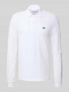 Lacoste Regular Fit Poloshirt aus reiner Baumwolle in Weiss, Größe M