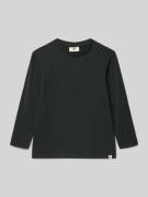 Garcia Longsleeve mit Label-Detail in Black, Größe 140