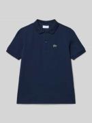 Lacoste Regular Fit Poloshirt aus reiner Baumwolle in Marine, Größe 15...