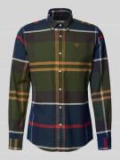 Barbour Tailored Fit Freizeithemd aus reiner Baumwolle in Oliv, Größe ...