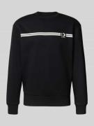 Tom Tailor Denim Regular Fit Sweatshirt aus Baumwoll-Mix in BLACK, Grö...