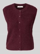 Selected Femme Regular Fit Strickweste aus Woll-Mix Modell 'LULU' in P...