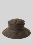 Barbour Bucket Hat aus gewachster Baumwolle in Oliv, Größe L