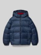 Tommy Hilfiger Teens Regular Fit Daunenjacke mit Steppnähten in Marine...