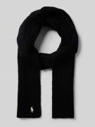 Polo Ralph Lauren Schal mit Label-Stitching in Black, Größe 1