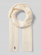 Polo Ralph Lauren Schal aus Woll-Kaschmir-Mix in Offwhite, Größe 1