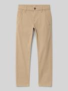 s.Oliver RED LABEL Slim Fit Chino aus Baumwoll-Mix in Camel, Größe 110