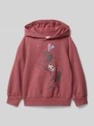 s.Oliver RED LABEL Regular Fit Hoodie aus Baumwoll-Mix in Fuchsia, Grö...