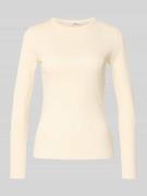 s.Oliver RED LABEL Slim Fit Langarmshirt aus reiner Baumwolle in Offwh...