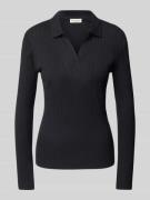 Marc O'Polo Regular Fit Poloshirt aus Baumwoll-Mix in Marine, Größe XL