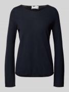Marc O'Polo Regular Fit Strickpullover aus Merinowolle in Marine, Größ...