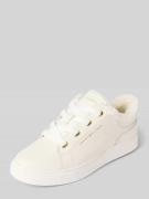 Tommy Hilfiger Low Top Sneaker aus Schweinnappa in Offwhite, Größe 36