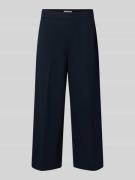 More & More Wide Fit Anzugshose aus Viskose-Mix mit elastischem Bund i...