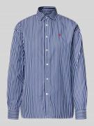 Polo Ralph Lauren Hemdbluse mit Knopfleiste in Blau, Größe XL