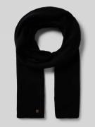 Fraas Schal mit Label-Detail in Black, Größe 1