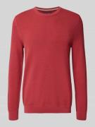 Marc O'Polo Regular Fit Strickpullover aus reiner Baumwolle in Rot, Gr...