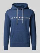 Tommy Hilfiger Oversized Hoodie aus Baumwoll-Mix in Petrol, Größe L
