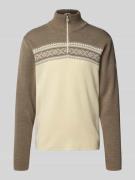 Dale of Norway Wollpullover mit Troyer-Kragen Modell 'Dalestolen' in S...