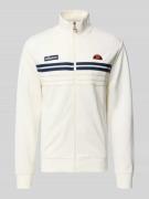 Ellesse Sweatjacke mit Label-Patch Modell 'VICENZA TRACK' in Offwhite,...