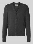 Casual Friday Slim Fit Strickjacke mit V-Ausschnitt Modell 'Heine' in ...