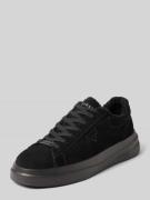 Guess Sneaker aus echtem Leder mit Logo-Prägung Modell 'Elban' in Blac...