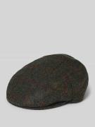 Barbour Schiebermütze aus reiner Wolle in Oliv, Größe 59