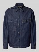 G-Star Raw Regular Fit Jeanshemd mit Kentkragen Modell 'Mosa' in Dunke...