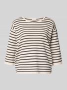 Milano Italy Strickpullover mit 3/4-Arm in Offwhite, Größe L