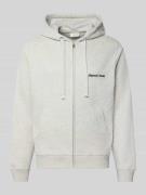 Jack & Jones Sweatjacke mit Känguru-Tasche und Reißverschluss in Offwh...