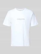 Jack & Jones T-Shirt mit Label-Print Modell 'BILLYBURG' in Weiss, Größ...