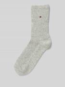 Tommy Hilfiger Socken mit Woll-Kaschmir-Anteil in Hellgrau Melange, Gr...