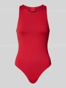 HUGO Wäsche-Body mit gummiertem Label Print Modell 'DASIEL' in Rot, Gr...