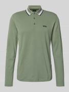 BOSS Green Regular Fit Poloshirt aus reiner Baumwolle in Lind, Größe L