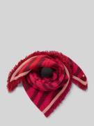 Codello Schal mit Fransen in Pink, Größe 1