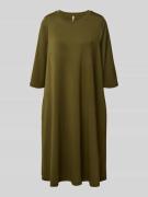 Soyaconcept Knielanges Kleid mit Rundhalsausschnitt Modell 'BANU' in O...