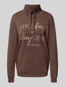 Soyaconcept Sweatshirt mit Stehkragen und Tunnelzug Modell 'BANU' in S...