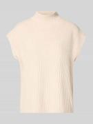 Soyaconcept Strickshirt mit Stehkragen Modell 'VIRGINIA' in Ecru Melan...