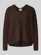 MOS MOSH Oversized Strickpullover mit gerippten Abschlüssen Modell 'TH...